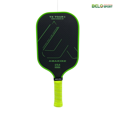 Vợt Pickleball Amasports Carbon 3K Màu Xanh Lá