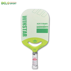 Vợt Pickleball Winstar Katana Carbon Fiber Grain - Màu Xanh Trắng