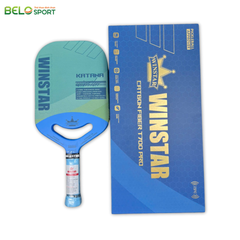 Vợt Pickleball Winstar Katana Carbon Fiber Grain - Màu Xanh Da