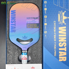 Vợt Pickleball Winstar Katana Carbon Fiber Grain - Màu Tím