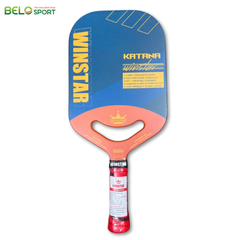 Vợt Pickleball Winstar Katana Carbon Fiber Grain - Màu Đỏ