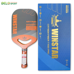 Vợt Pickleball Winstar Katana Carbon Fiber Grain - Màu Cam