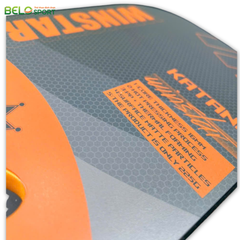 Vợt Pickleball Winstar Katana Carbon Fiber Grain - Màu Cam