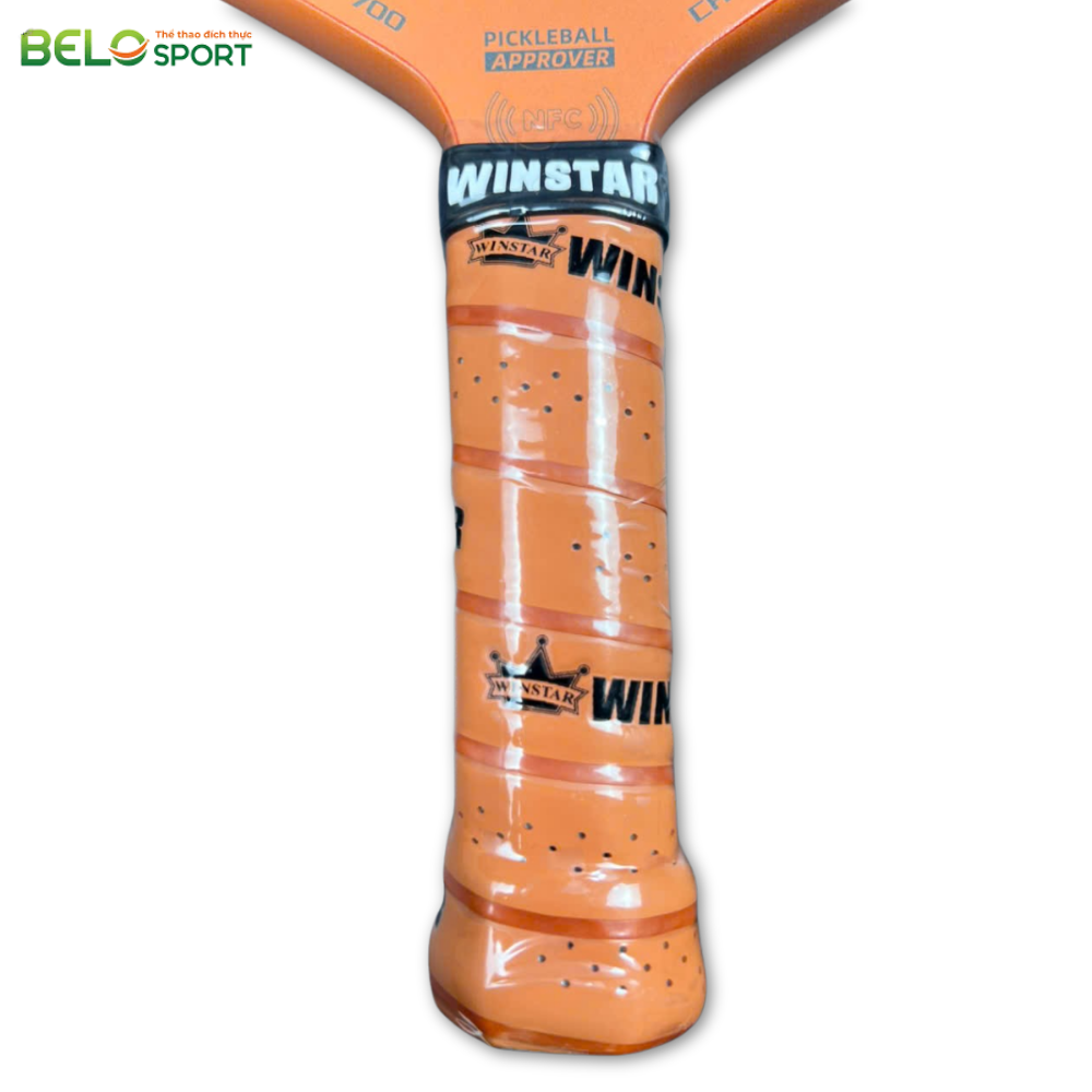 Vợt Pickleball Winstar Katana Carbon Fiber Grain - Màu Cam