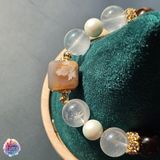  Vòng thiết kế - Brown Sakura Mã não hoa anh đào cà phê 