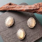  Charm đính đá - Labradorite Hắc nguyệt quang 