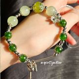  Vòng thiết kế - Diopside Greenlace Prehnite 