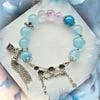 Vòng thiết kế - Ngọc lan xanh Aquamarine