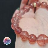  Vòng đá trơn - Thạch anh dâu 