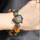  Vòng thiết kế - Dragon Bloodstone mixed Citrine 