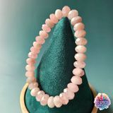  Vòng đá trơn - Vòng Thạch anh hồng bánh xe 