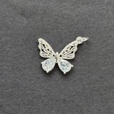  Charm đồng - Charm tòn teng Bướm 4 cánh 
