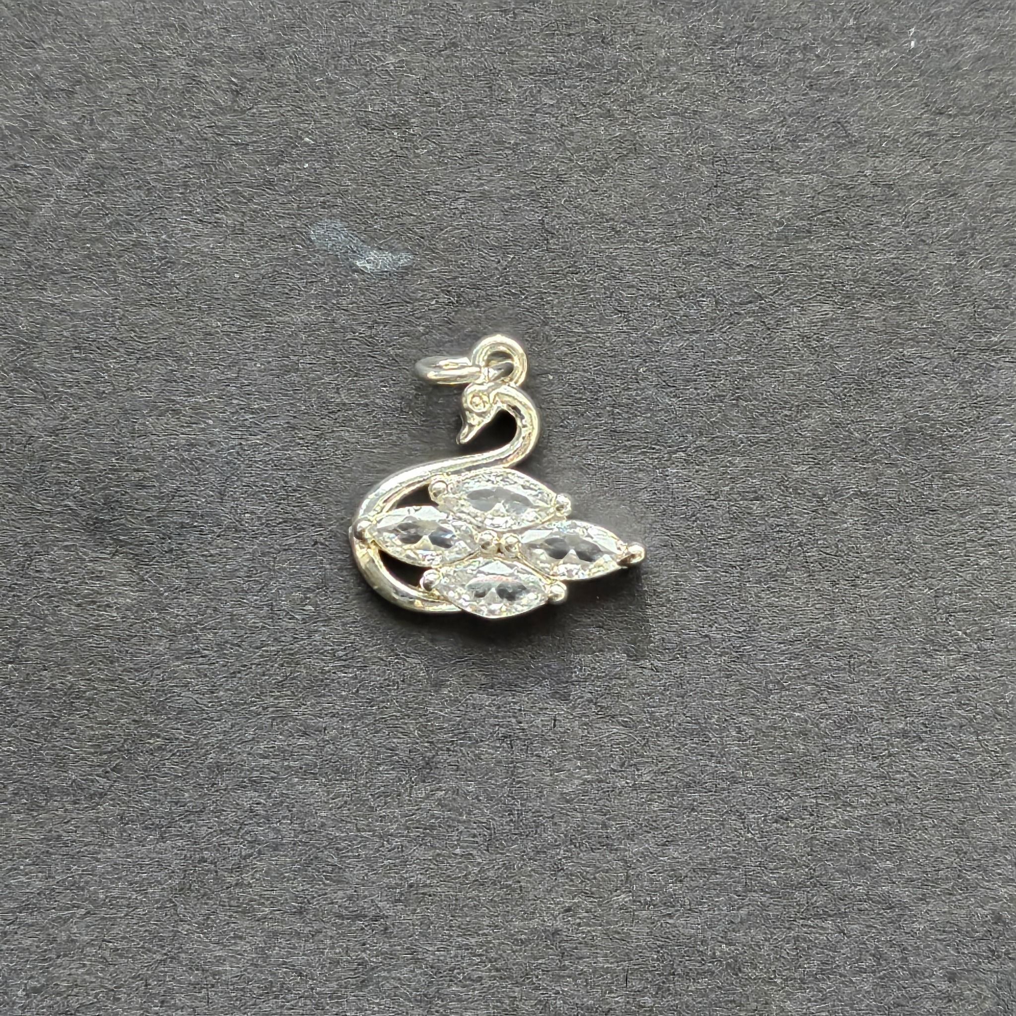  Charm đồng - Charm tòn teng Thiên nga 