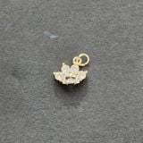  Charm đồng - Charm tòn teng Chân mèo 
