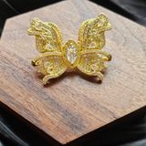  Charm đồng - Bướm đính hạt lớn 