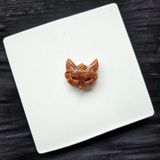  Điêu khắc đá - Mặt nạ hồ ly mini Alashan 