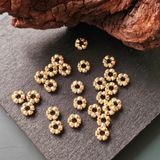  Charm đồng - Spacer gấp khúc nhỏ 