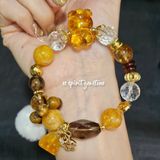  Vòng thiết kế - Hổ phách mix đá 