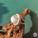  Nhẫn đá Thạch anh hồng ánh sao 