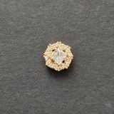  Charm đồng - charm hộp đa giác 