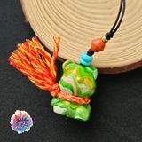  Charm gỗ - Dây treo gấu gỗ 