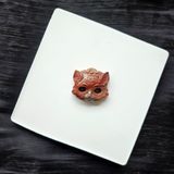  Điêu khắc đá - Mặt nạ mèo nhỏ 