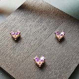  Charm đồng - Charm hộp Trái tim 