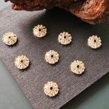  Charm đồng - Ốp hoa tròn 