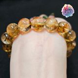  Vòng đá trơn - Honey Citrine 