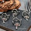 Charm đồng - Vòng bao viên đá