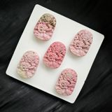 Điêu khắc đá - Thẻ bài rồng Rhodonite 