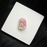  Điêu khắc đá - Thẻ bài rồng Rhodonite 