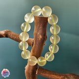  Vòng đá trơn - Thạch anh vàng chanh Lemon Citrine 