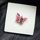  Điêu khắc đá - Hồ điệp Rhodonite 