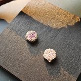  Charm đồng - Charm hộp Hoa anh đào 