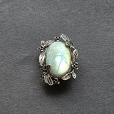  Charm đính đá - Labradorite Hắc nguyệt quang 
