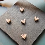  Charm đồng - Charm hộp Trái tim 