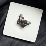  Điêu khắc đá - Hồ điệp Rhodonite 