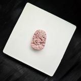  Điêu khắc đá - Thẻ bài rồng Rhodonite 