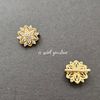 Charm đồng - Charm xâu vòng đôi hoa thược dược