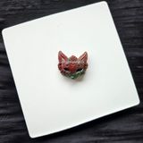  Điêu khắc đá - Mặt nạ hồ ly mini Alashan 