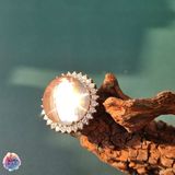  Nhẫn đá Thạch anh hồng ánh sao 