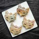  Điêu khắc đá - Mặt nạ hồ ly lớn Alashan 