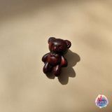  Charm gỗ - Gấu Teddy 