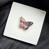  Điêu khắc đá - Hồ điệp Rhodonite 