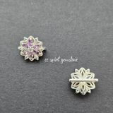  Charm đồng - Charm xâu vòng đôi hoa thược dược 