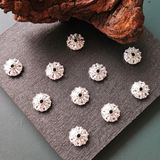  Charm đồng - Ốp hoa tròn 