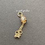  Charm đồng - Charm tòn teng Chuông ngân vang 