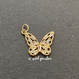  Charm đồng - Charm tòn teng Bướm 4 cánh 