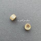  Charm đồng - Spacer Cùi dừa 
